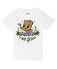 Marvel By Wear Your Mind Half Sleeves Guardians Of The Galaxy Featured I Am Groot Printed Tee - White