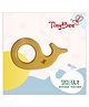 Whale  Wooden Teether - (color may vary)