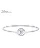 Silverium Sterling Silver 92.5% BIS Hallmarked Round Heart Dancing Kada