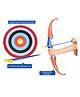 VWorld Attractive Shooting Kids Plastic Archery Bow and Arrow Toy Set with Target Board - Multicolor