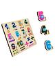 VWorld 3D Number Wooden Shapes Puzzle Multicolour - 10 Pieces