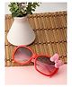 Passion Petals Kids UV Protected Sunglasses With Bow & Case- Red Pink