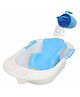 Maanit Bath Tub with Toddler Sling Seat and Shampoo Mug - Blue