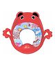 Maanit Toilet Trainer Soft Cushion Baby Potty Seat With Handle And Back Support Toilet Seat For Western Toilet Potty Seat - Red