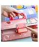 SANISHTH Pencil Box with Code Lock Pen Case Large Capacity Multi-Layer Multi-Function Storage Bag Secret Compartment Pencil Box - (Color as per availability)
