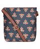 The Clownfish Aahna Polyester Crossbody Sling Bag - Dark Grey