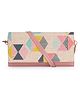 The Clownfish Jolene Printed Handicraft Fabric & Vegan Leather Wallet - Multicolour