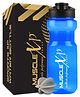 MuscleXP Sports Water Bottle Blue - 700 ml