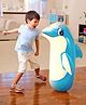 NHR Inflatable 3D Dolphin Bop Bag Punching Toy  Foldable, Durable,  Fun for Kids-Multicolor