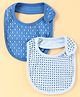 Earthy Touch Bibs Pack Of 2 - Blue