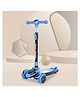 R for Rabbit Road Runner Racer Scooter for Kids of 3+ Years Age, 4 Level Height Adjustment Scooter for Kidswar, PU LED Wheels & Weight Capacity Upto 75 kgs Kick Scooter(Blue Black)