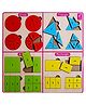 Wissen Shapes Fractions Activity Puzzle Board Game (color may vary)