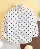 babywish Full Sleeves Spheres Print Shirt - White