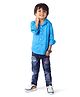 babywish Full Sleeves All Over Abstract Printed Shirt - Blue