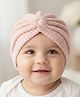 Syga Winter Woollen Hat Bowknot Turban Pink - Diameter 34 cm
