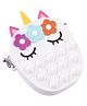 Syga Pop It Shoulder Bag With Flower Applique - White