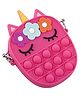 Syga Pop It Shoulder Bag With Flower Applique - Pink