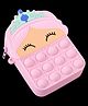 SYGA Pop It Unicorn Princess Silicone Shoulder Bag - Light Pink