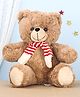 Edu Kids Toys Teddy Soft Toy Brown - Height 30 cm ( Scarf Color may Vary)