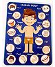 Fingo Brain en Board Puzzle (Human Body) Multicolour - 17 Pieces