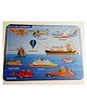 Fingo Brain Wooden Board Puzzle (Sea & Air Transport) Multicolour - 11 Pieces