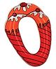 Fingo BRAIN Water Teether Ice Cream Shape Teether Teether - Orange Color