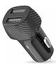 Portronics POR 1345_Car Power 5 Car Charger with Micro - Black