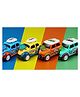 SVE Inertia Friction Powered Cartoon Dancing Cars Pack of 4  Multicolor