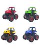 SVE Inertia Friction Power Agriculture Farm Toys Pack of 4  Multicolor