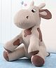 Bonfino Moo Cotton Soft Toy Brown - Height 35 cm