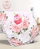 Bonfino Premium 100% Organic Cotton Quilt Cupcake Print - Pink