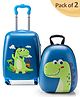 Kid's Travel Suitcase Trolley Bag with Wheels - 18 inch lugguage & 15 Inch Backpack