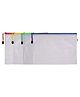 Deli E5656 Mesh Zipper Stationary Case Pouch, Assorted, Size A4, Pack of 10