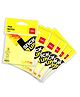 Deli EA02602 Sticky Notes, 4 X 25 Sheets, Assorted Colors, Pack of 6