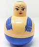 A&A Kreative Box Roly Poly Wooden Cute Pandit ji-  ( Available in Assorted Colors )