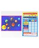 A&A Kreative Box Wooden Puzzle Solar System with 2 Responsibility Cards - 9 Pieces