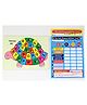 A&A Kreative Box Wooden Puzzle ABC Turtle with 2 Responsibility Cards - 26 Pieces