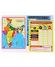 A&A Kreative Box Wooden Puzzle India Map With 2 Responsibility Cards Multicolor - 20 Pieces