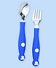StarAndDaisy Premium Childware Toddler Spoon and Fork Set - Blue