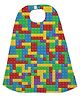 Right Gifting Digital Printed Satin Cape For Kids - Multicolor