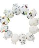 MOMISY 100% Cotton Mittens Pack Of 12 Pairs - Multicolour (Color and Design may vary)