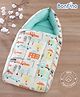 Bonfino Premium 100% Organic Cotton Sleeping Bag Transport Print - Blue