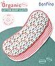 Bonfino Premium 100% Organic Cotton Burp Cloth Macaroon Print Set Of 2 - Pink
