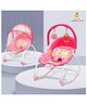 INFANTSO Baby Rocker Portable with Free Mosquito Net  & Calming Vibrations with Music & Musical Toy - Pink