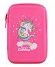 Smily kiddos Single Compartment Pencil Box Rainbow Unicorn Theme - Pink