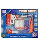 New Pinch Twin Shot Manual Soft Bullet Gun with 6 Foam Bullets Set of Two Compact & Light Toy - Multicolor