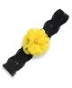 Funkrafts Netted Flower Applique & Pearl Detailed Headband - Yellow