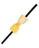 Funkrafts Layered Bow Detailed Headband - Yellow