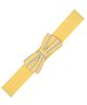 Funkrafts Striped Bow Detailed Headbands - Yellow