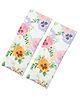 Funkrafts Set Of 2 Floral Hair Clips - White